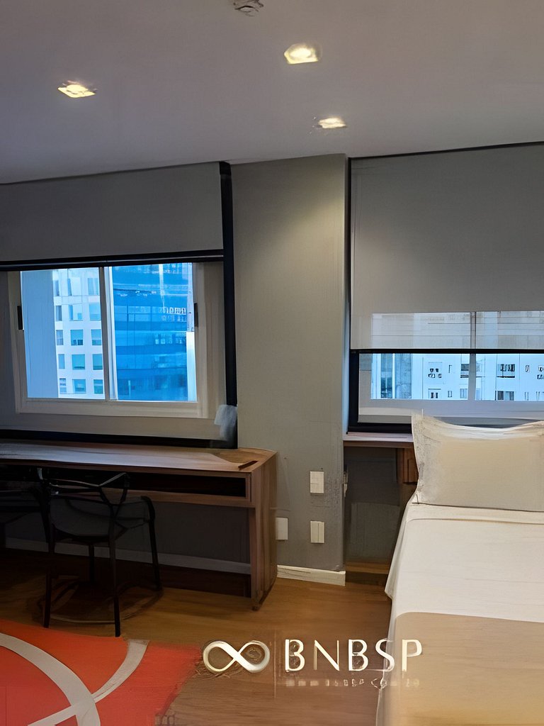 Flat a 1 quadra da Av. Paulista c/ estacionamento